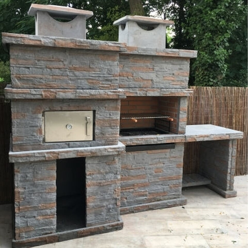 Barbecue en Pierre et Four a Bois PR4740F