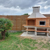 Brick barbecue with oven AV351F