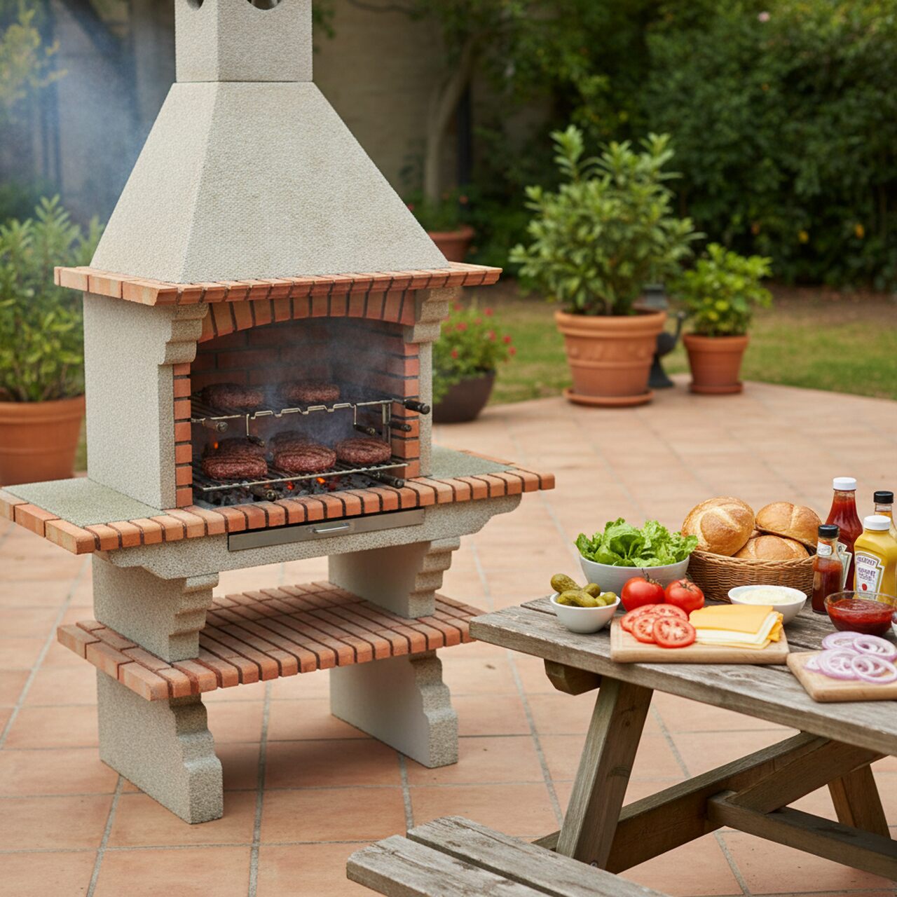 Barbecue en dur Portugais 