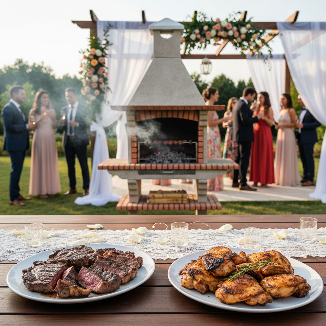 Barbecue en dur Portugais