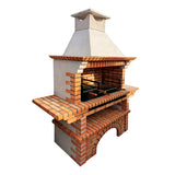 Barbecue en dur réfractaire 