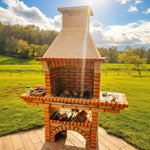 Barbecue en dur réfractaire 