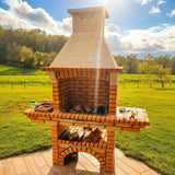 Barbecue en dur réfractaire 