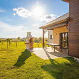 Barbecue en dur réfractaire 