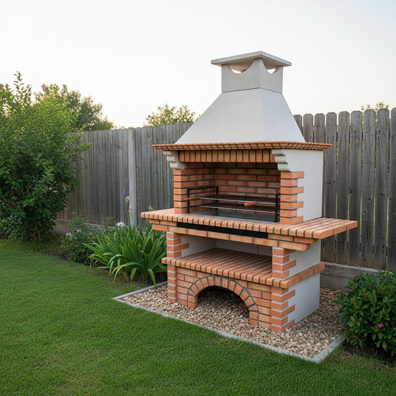 Barbecue en dur réfractaire 