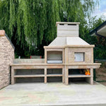 Barbecue en granit avec four GR66F