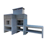 Barbecue en granit avec four a Pizza GR25F