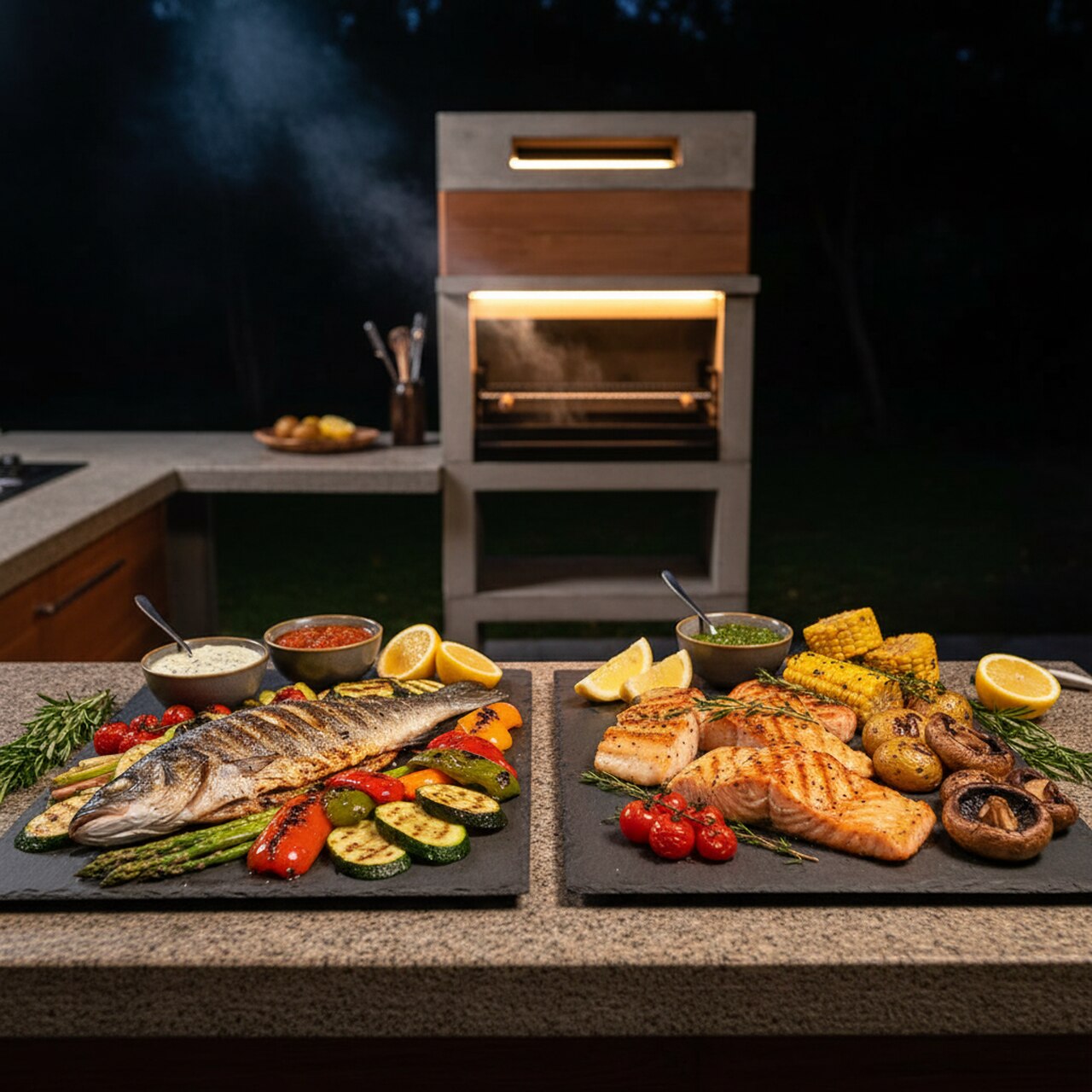 Barbecue en style contemporain AR1100F