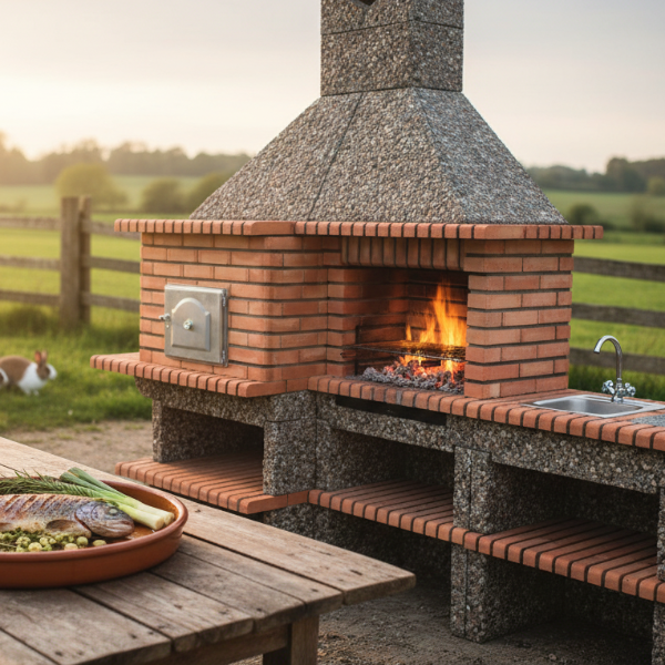 Barbecue et Four a Pizza Exterieur 