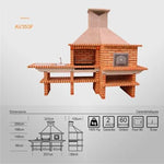 Barbecue AV353F vue frontale