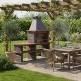 Barbecue fixe en pierre Impexfire PR4220F