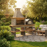 Barbecue avec four a bois MAXIMUS AV240F