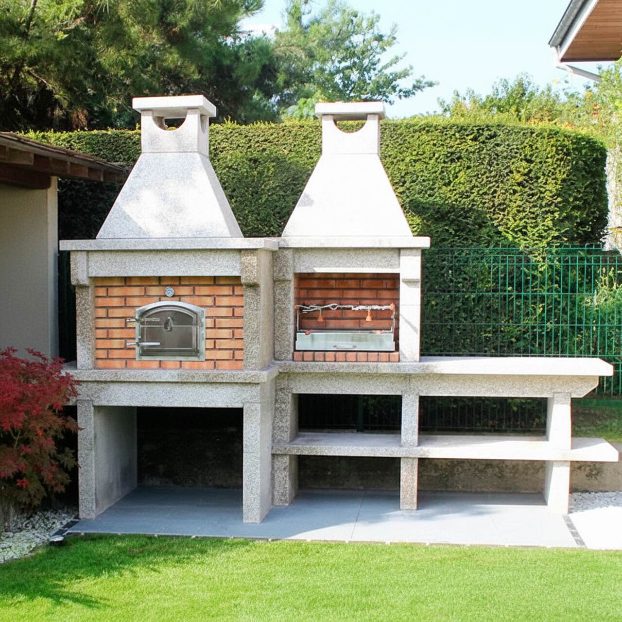 Barbecue granit avec four et évier GR56F