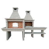 Barbecue granit avec four et évier GR56F