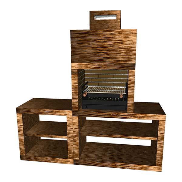 Barbecue moderne avec évier AV30M