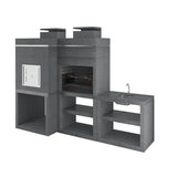 Barbecue à Bois Moderne Compact CE910