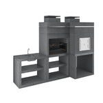 Barbecue à Bois Moderne Compact CE910