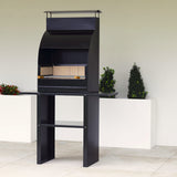 Barbecue en métal et en briques AC88F