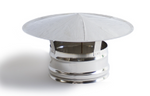 Chapeau en inox sans rebord pour fours à bois MAXIMUS – Protection pour Cheminée