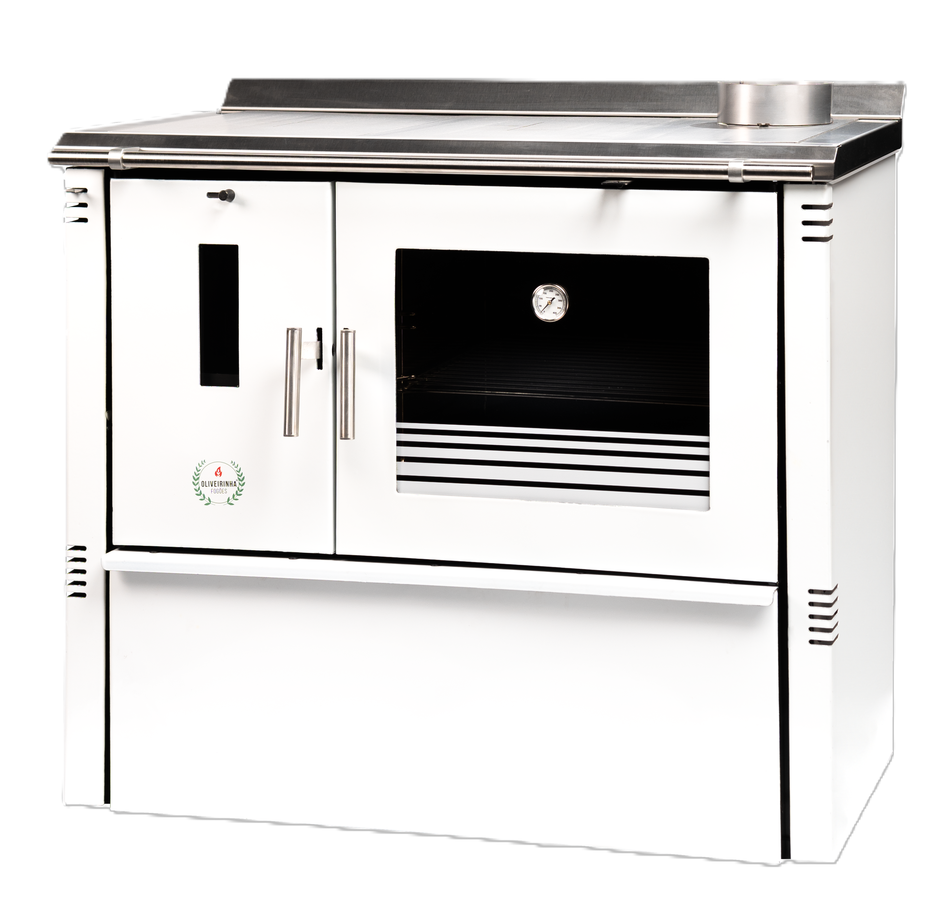 Cuisinière a bois émaillé Oliveirinha PF53F