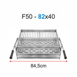 Nerezový otočný gril Weekend F50