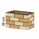 barbecue rustique avec four et evier fr003f