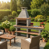 Barbecue fixe en pierre reconstituée AV370F