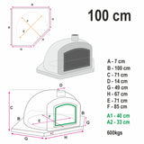 Four à pizza bois extérieur - LISBOA