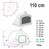 Four à pizza bois extérieur - LISBOA