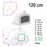 Four à pizza bois extérieur - LISBOA