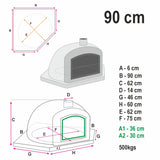 Four à pizza bois extérieur - LISBOA