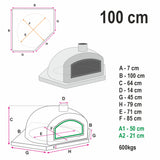 Four a pizza et pain bois BRAZZA