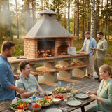 Four a Pain et Barbecue en Brique 