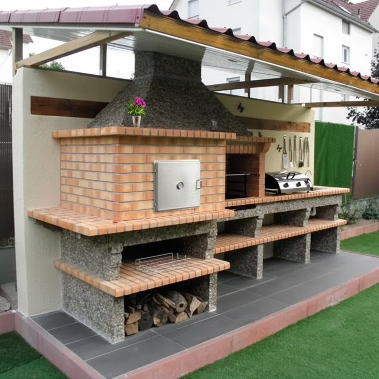 Four a Pain et Barbecue en Brique 