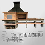 Four a Pain et Barbecue en Brique 