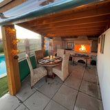 Four et Barbecue en Brique avec évier 