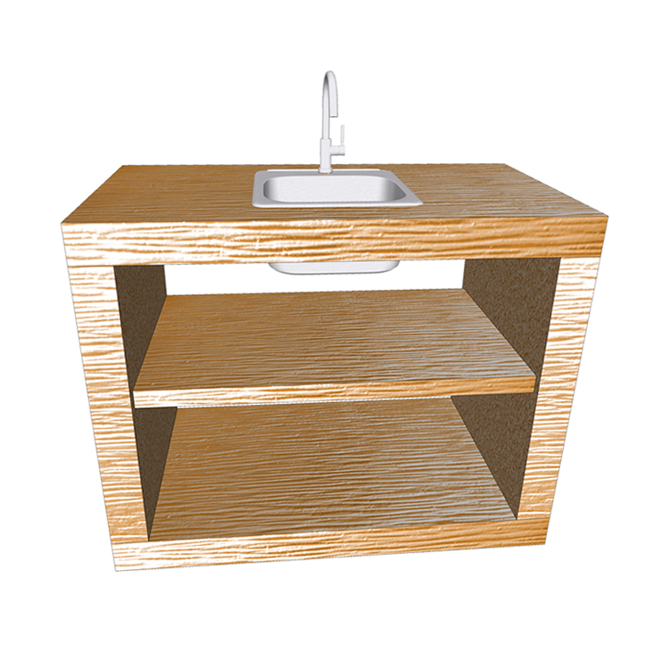 module de 100 pour barbecue moderne md100f