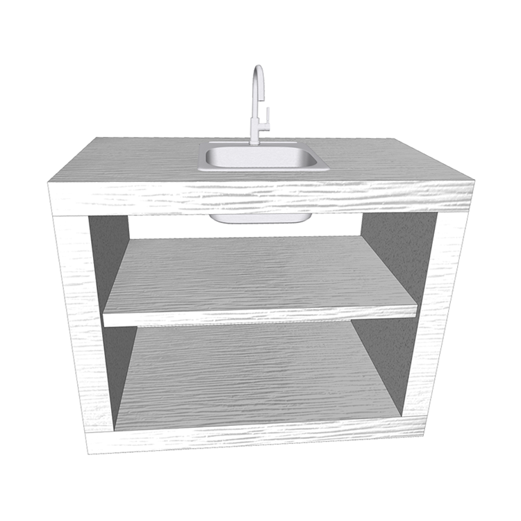 module de 100 pour barbecue moderne md100f