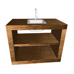 module de 100 pour barbecue moderne md100f