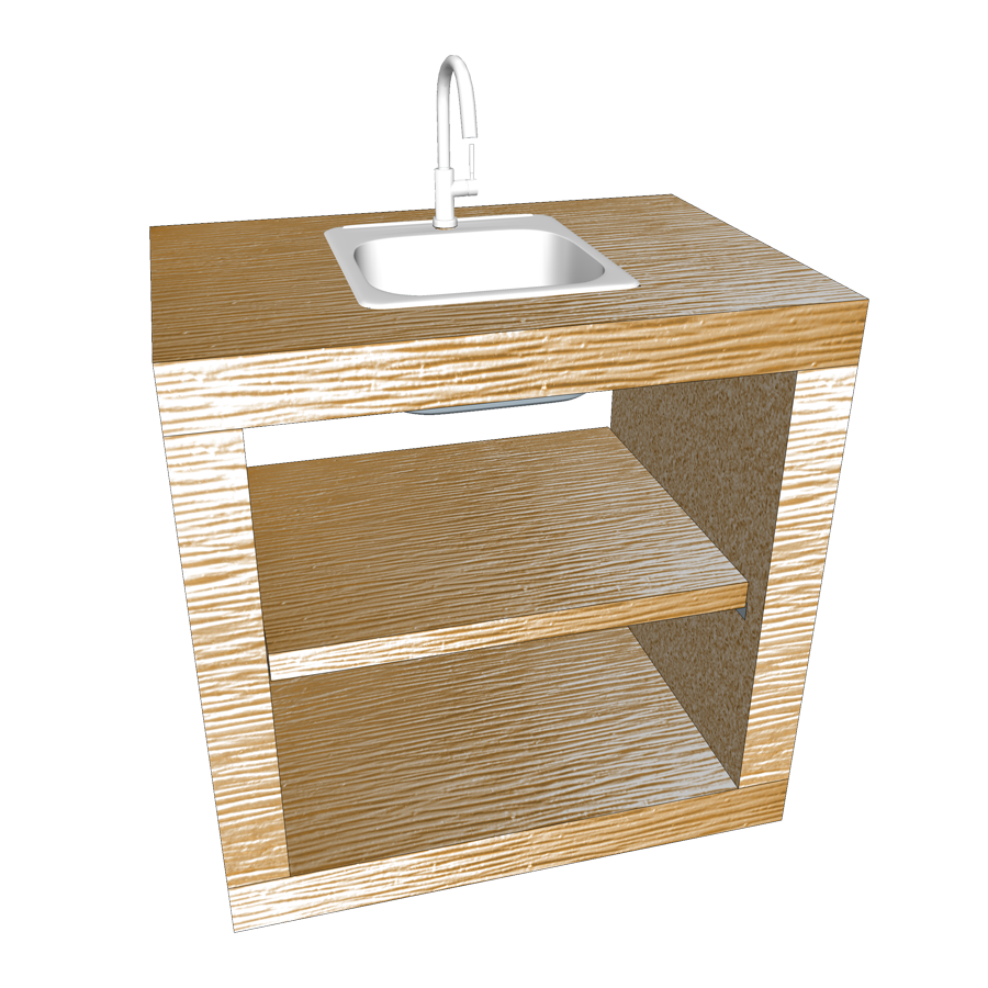 module de 80 pour barbecue moderne md80f