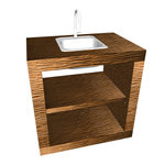 module de 80 pour barbecue moderne md80f