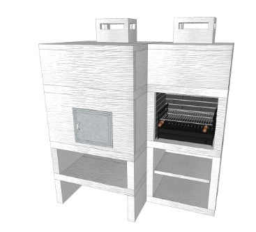 Barbecue Moderne avec Four AV89M