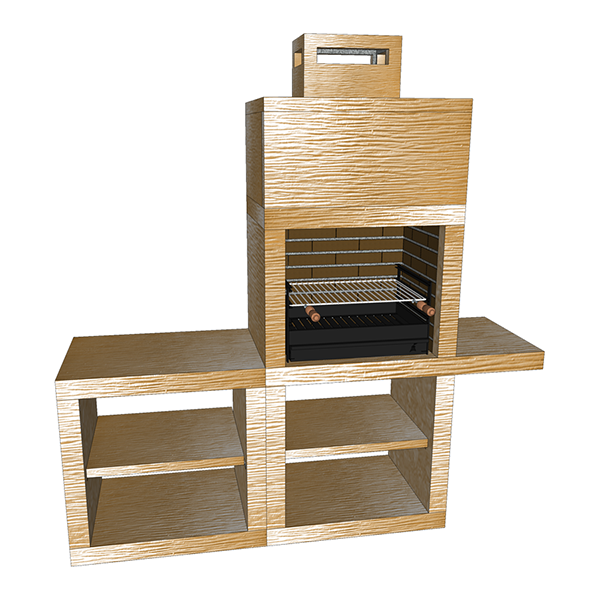 barbecue moderne avec evier av45m