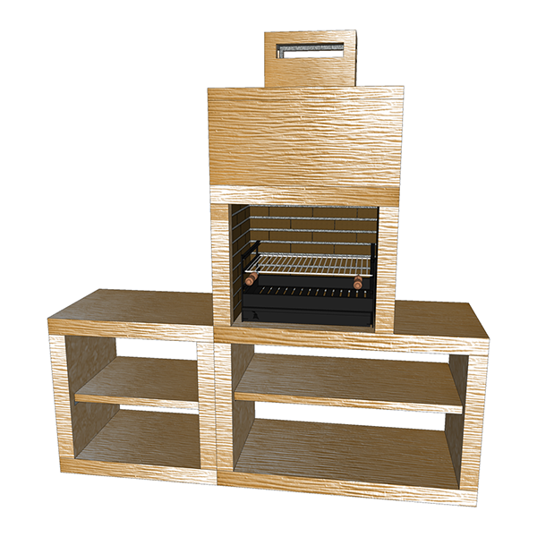 Barbecue moderne avec évier AV30M