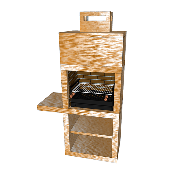 Barbecue contemporain Impexfire pierre AV15M