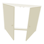 porte acier laque pour module 100 po100f