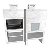 Modern Barbecue with Oven AV90M