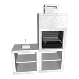 Barbecue Moderne avec Evier AV40M