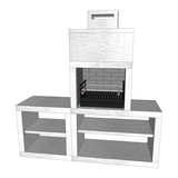 Barbecue moderne avec évier AV30M