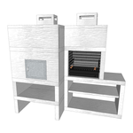 barbecue moderne avec four av85m